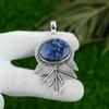 Natural Sodalite Gemstone Pendant 925 Sterling Silver Indian Jewelry For Girls