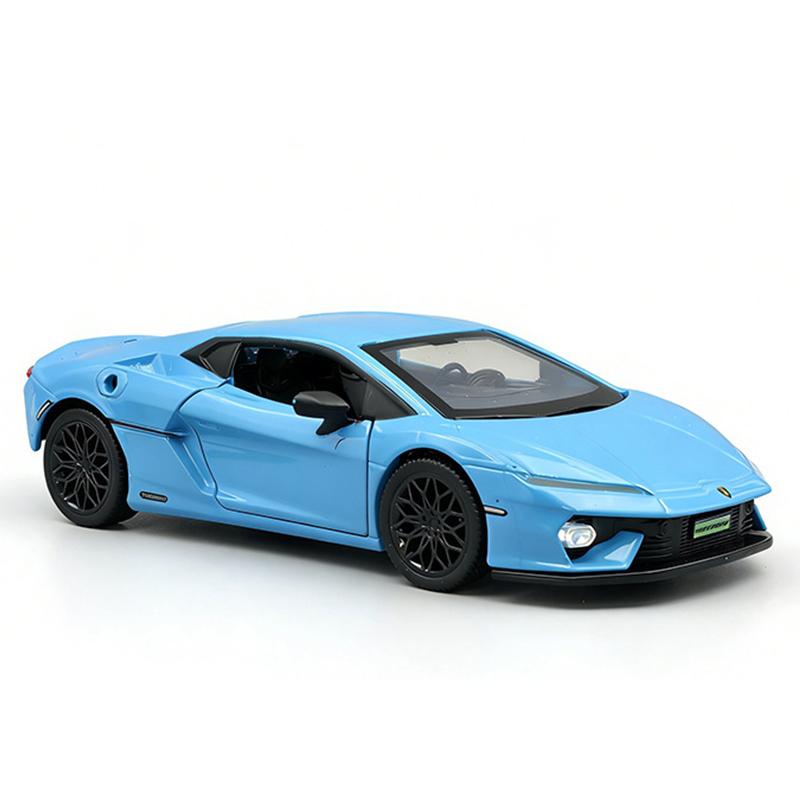 НОВИНКА 1/32 Lamborghini Temerario Суперкар Сплав Модель Игрушечная Машинка Литые Металлические Звук и Свет Игрушки для Детей Транспортное Средство