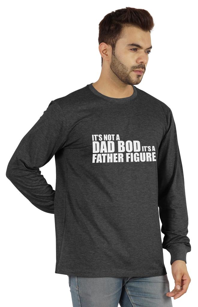 Inkmeso Мужская футболка It's Not A Dad Bod It's A Father Figure Смешные цитаты Папочка футболка