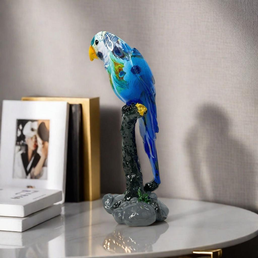 Новая статуя попугая гостиная тумба под телевизор украшения из смолы аксессуары для дома гостиная вход украшения для поделок