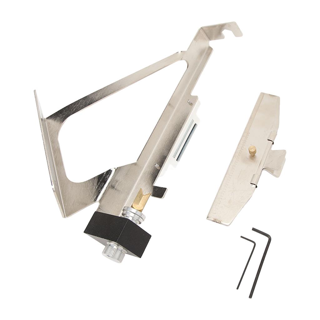 Инструмент для оперения стрел для стрельбы из лука Джиг для оперения Нержавеющая сталь Прозрачная шкала Регулируемый Нескользящий Перьевой стик Стрела для стрельбы из лука