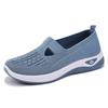Women's Casual Shoes with One Foot, Plus Size Women's Shoes, Single Shoes, Fly Woven Breathable Cloth Shoes