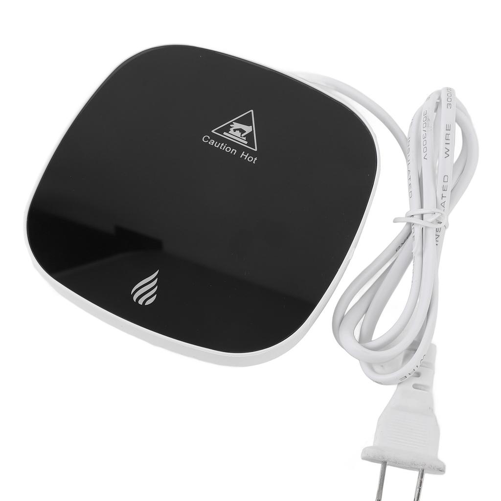 Подогреватель кружек 16 Вт, низкая мощность, 55 градусов по Цельсию, постоянная температура, электрическая нагревательная пластина для напитков, кофе, чая