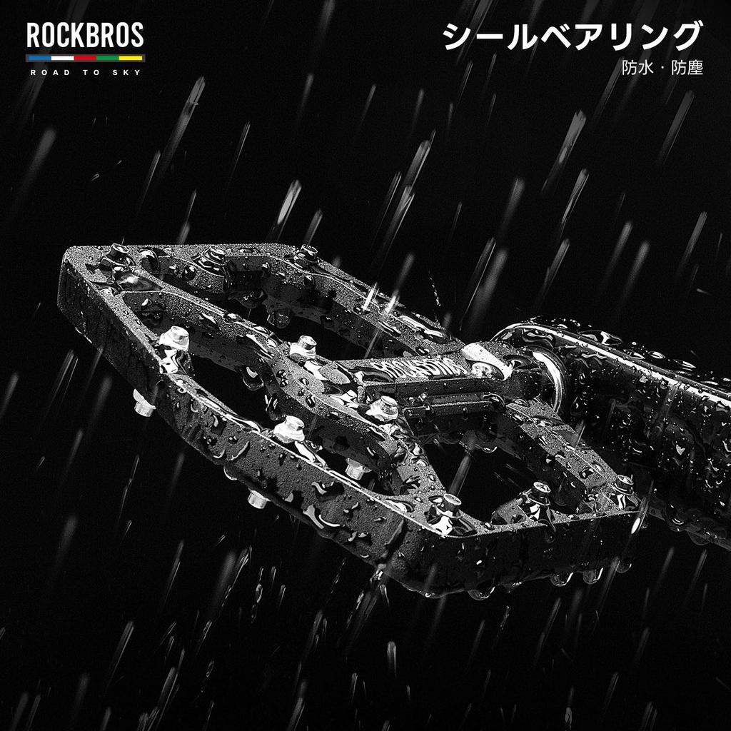 Велосипедная педаль TO SKY Плоские педали 3 подшипника Герметичные подшипники Алюминиевый сплав с ЧПУ Высокая производительность вращения Высокая прочность Простая установка Шоссейный велосипед