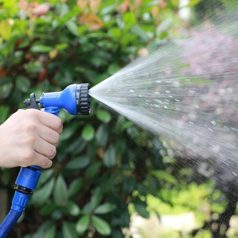 Garden Hoses Flexible Expandable Hose Plastic Telescopic Pipe Nozzle Spray Gun Watering Equipment Stretch Garten Schlauch