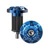1 Pair Motorcycle Handlebar Plugs High Low Temperature Resistance Waterproof Non-slip Aluminum Alloy Handlebar Caps End Caps for Motorbike