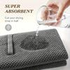 1Pc Ultra-Absorbent Microfiber Hair Towel Wrap For Women Quick Drying Soft On Curly Long Thick Hair With Secure Black Strap