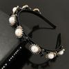 Pearl Braided Tools Hairband Flower Hair Toothed Headband Lazy Girls Hair Braider Hair Hoops  Women