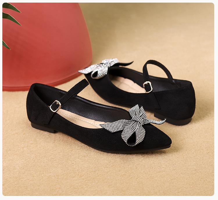 Женские туфли на плоской подошве Мэри Джейн. Удобные нескользящие повседневные модельные туфли. Туфли на плоской подошве с бантом и ремешком на щиколотке. Женские балетки. Шикарные туфли на плоской подошве с острым носком и закрытым носком.