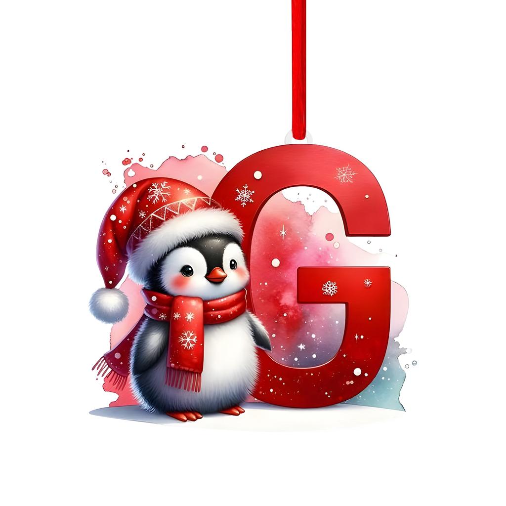 26 Letter,Christmas,Ornaments,Acrylic,1
