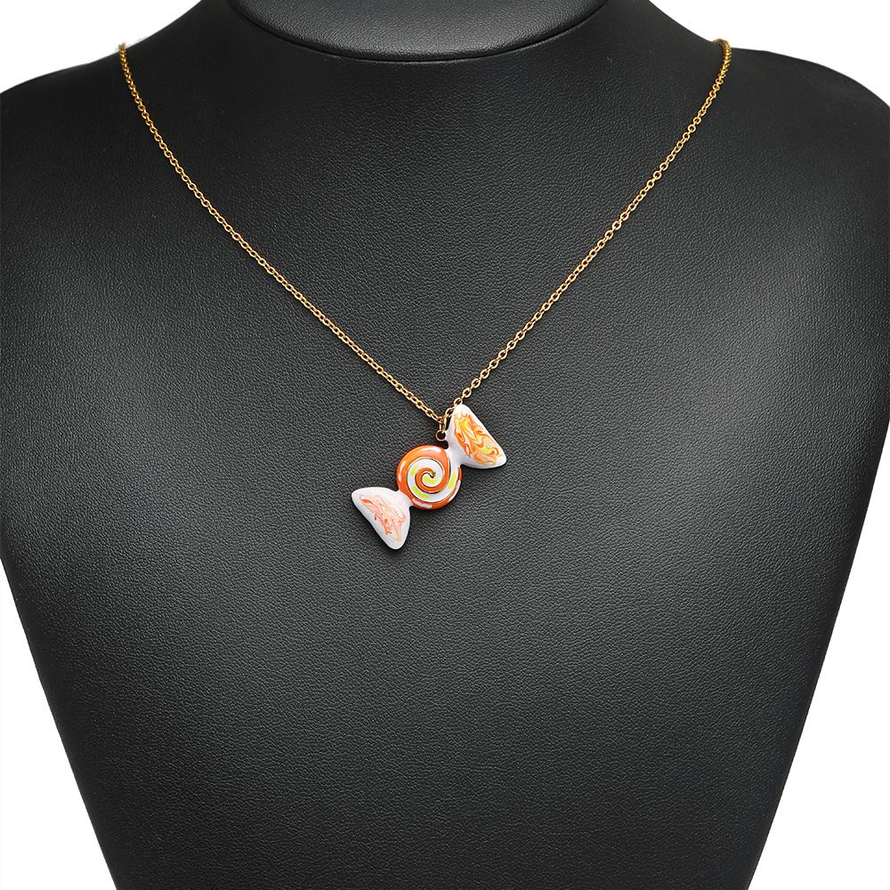 4pcs Stainless Steel Enamel Candy Charms for Children Necklace Kids Pendants DIY Jewelry Earrings Making Bracelet Supplies