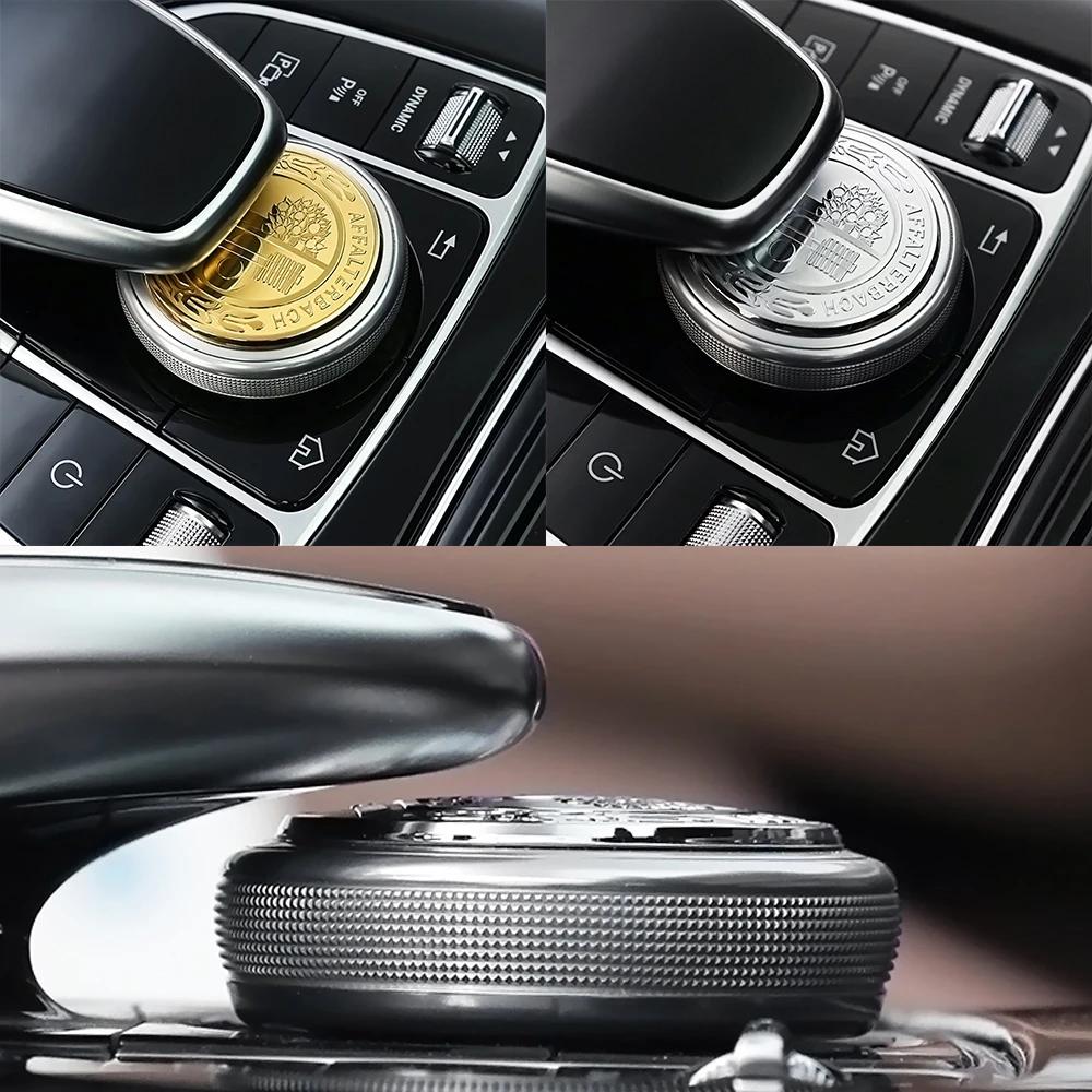 ETU4 For Benz AMG Car Steering Wheel Center Emblem Sticker Badge Decoration Cover for Mercedes Benz W204 W205 W211 Amg W212 W213 W218