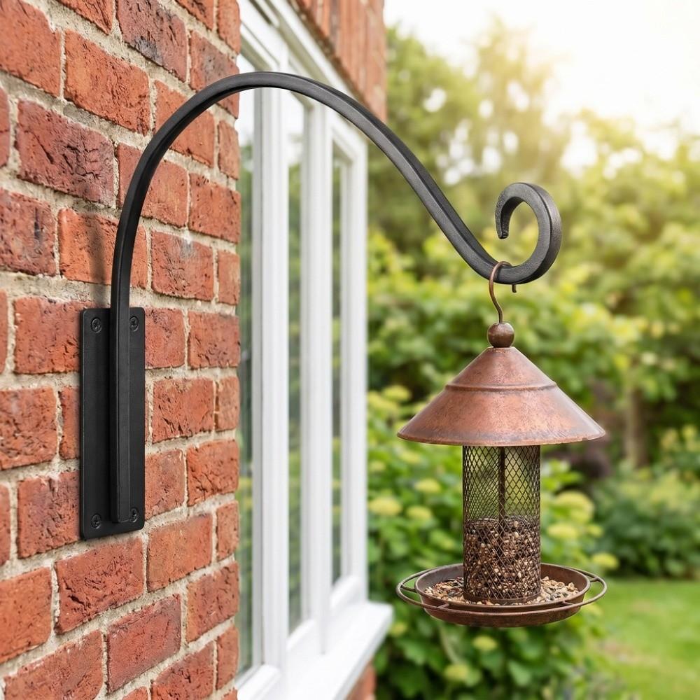 Iron Plant Hanger Bracket 16 Inch Wall Mount Hooks Hanging Bracket Hanging Plant Hooks Indoor Use