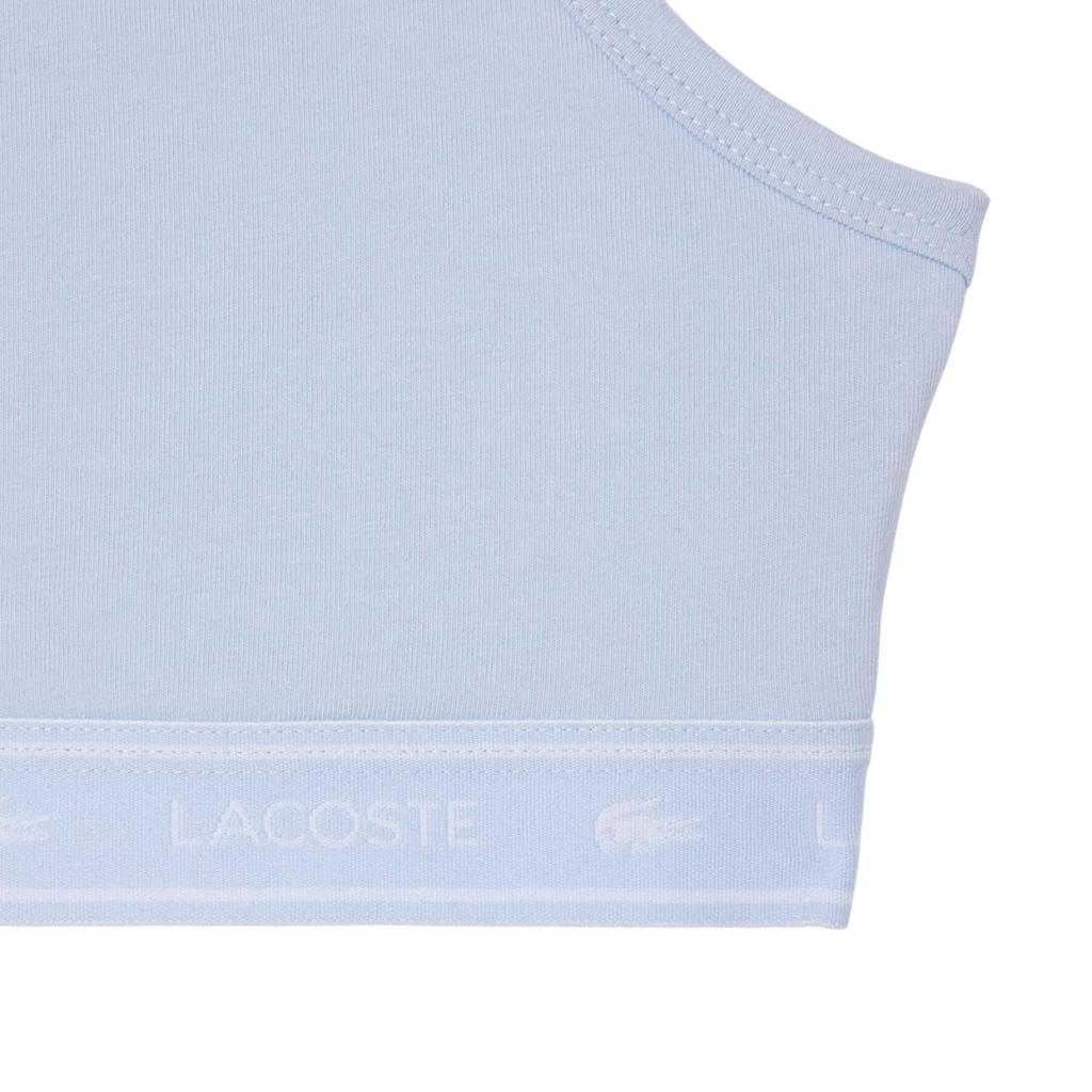 Lacoste Womens/Ladies Logo Cotton Stretch Bralette