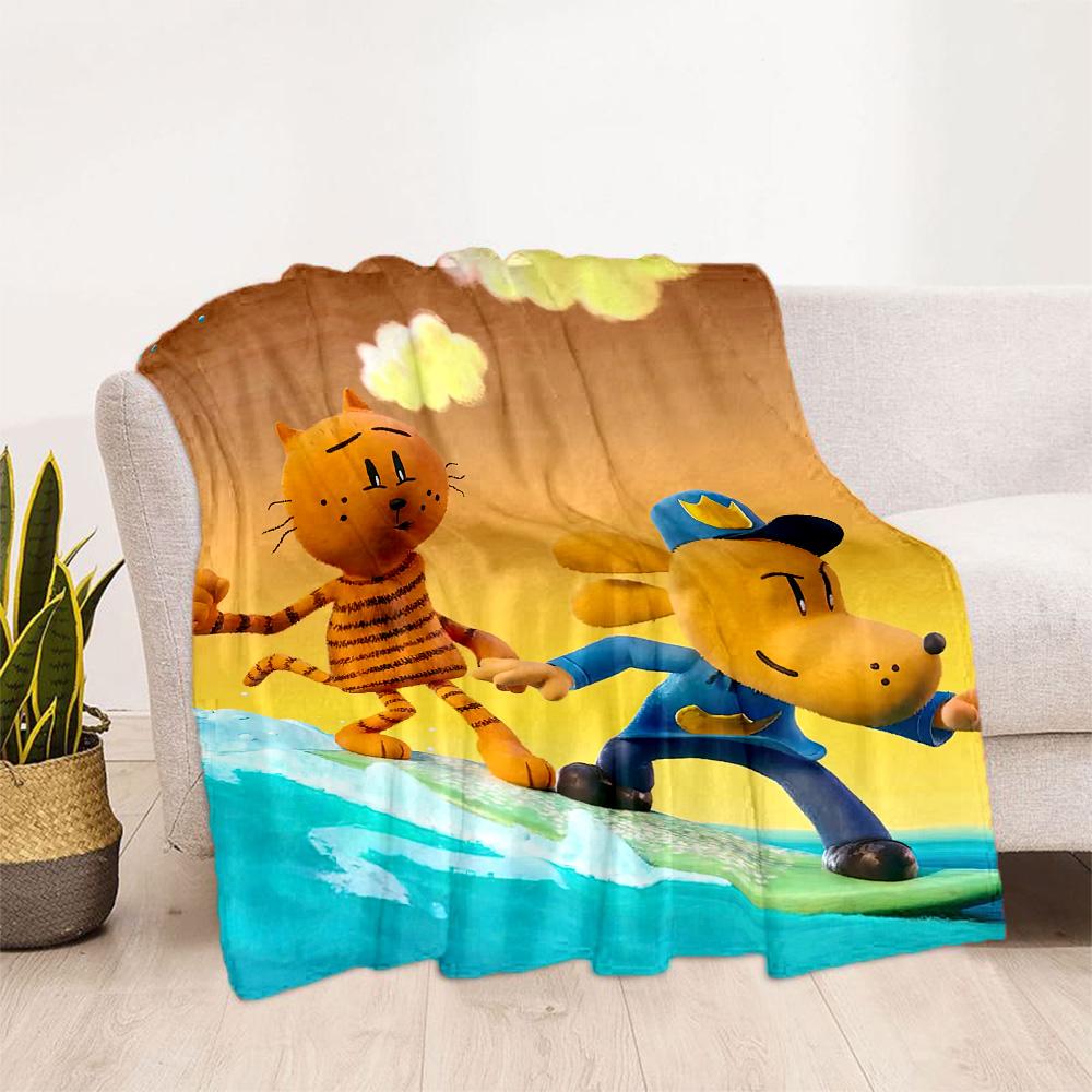 Dog Man Style Blankets are suitable for living rooms,making them an ideal choice for outdoor travel and gifts.