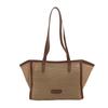 Chic Korean Style Woven Tote Bag For Women Trendy Casual Large Capacity Design
