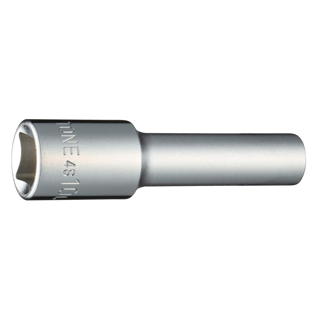 TONE Deep Socket Drive Angle Width Across Flats 10mm (Hexagonal) 4S-10L 12.7mm (1/2")