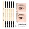 Yousheng 0.1g Eyebrow Filler Ultra-precision Long-lasting Double Head Square Gold Color Tube Beauty Brow Pencil for Women