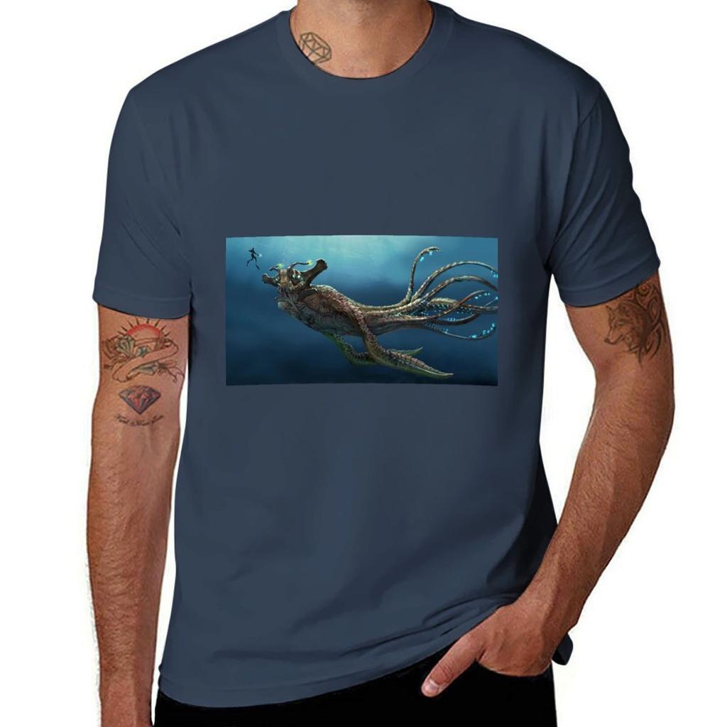Sea Emperor Transparent T-Shirt Fashion Casual Short Sleeve T-Shirt