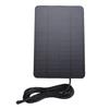 Security Camera Solar Panel Energy Saving High Effciency 4W Solar Panel Charger with Bracket for Outdoor Black