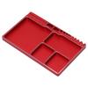 Magnetic Screw Tray Aluminium Alloy Magnetic Adsorption Widely Used Magnetic Parts Tray with Magnetic Pad for RC Repair