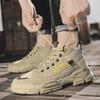 Мужские рабочие ботинки Тип грязеотталкивающие противоскользящие рабочие трендовые туфли на толстой подошве Уличные походные зимние ботинки Износостойкие модные 2024