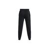 Under Armour Solid Fleece Jogger Pants Men Bottoms Black 1374299-001