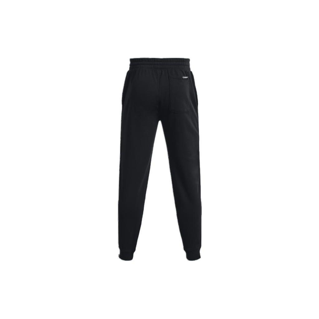 Under Armour Solid Fleece Jogger Pants Men Bottoms Black 1374299-001