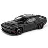 Модель автомобиля Dodge Challenger Hellcat Redeye в масштабе 1/24, звуковые и световые эффекты, детская игрушка, подарок на день рождения, миниатюрный автомобиль.