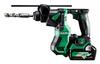 HiKOKI 18V Cordless Hammer Maximum Drilling Capacity 18mm Includes 2 and Drill, One-Hand Type, SDS-Plus Shank, (Concrete), DH18DPA(2XP), Batteries,