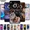 Для ZTE nubia Z60S Pro 6.78" Чехол ТПУ Мягкий Черный Силикон Расписной Милый Кот Звездный Чехол для Nubia Z60S Pro Роскошные Животные Funda