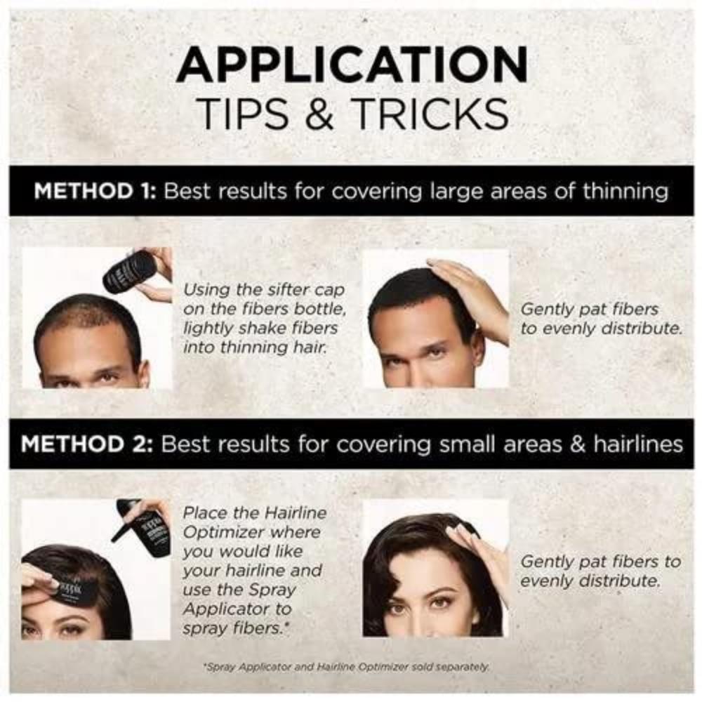 Волокна для наращивания и утолщения волос для естественного вида волос, наполнители, скрывающие выпадение волос, для мгновенного утолщения истончения, черные 25 г