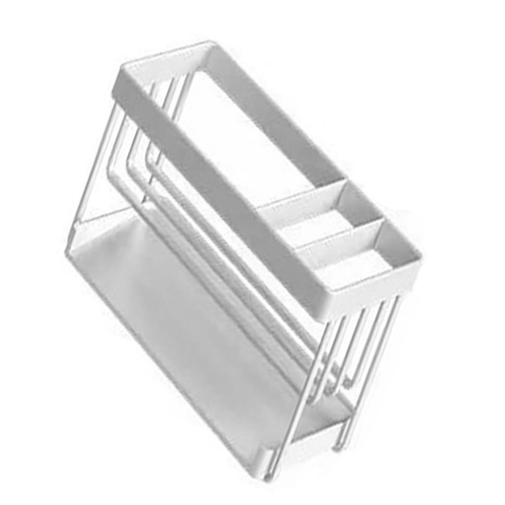 Органайзер для кухонной раковины Многофункциональная настольная подставка для слива губок Полка для раковины на подоконник Боковая полка для раковины с поддоном для капель для