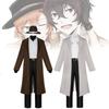 Удобные костюмы для аниме-косплея для геймеров Bungo Stray Dogs Dazai Chuuya Мягкая ткань