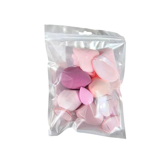 14 шт./компл. набор спонжей для макияжа с пудрой без латекса, растушевка жидкой пудры, нанесение крема, косметический спонж, блендер, женские инструменты для макияжа