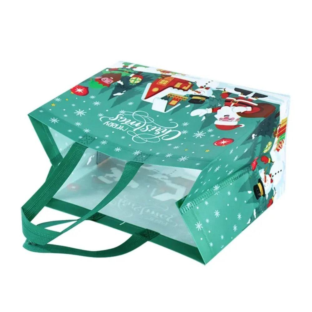 Candy Gift Packaging Christmas Bag Non-Woven Fabric Packing Box Portable Tote Bags