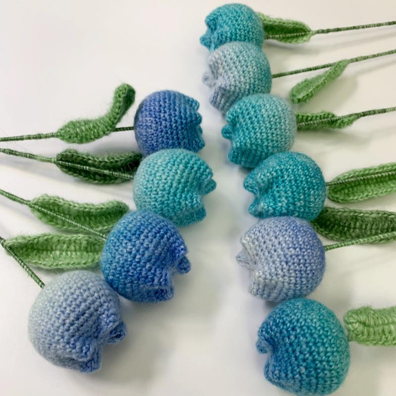 Handmade Crochet Tulip Flower Decoration - Seahorse Line Gift