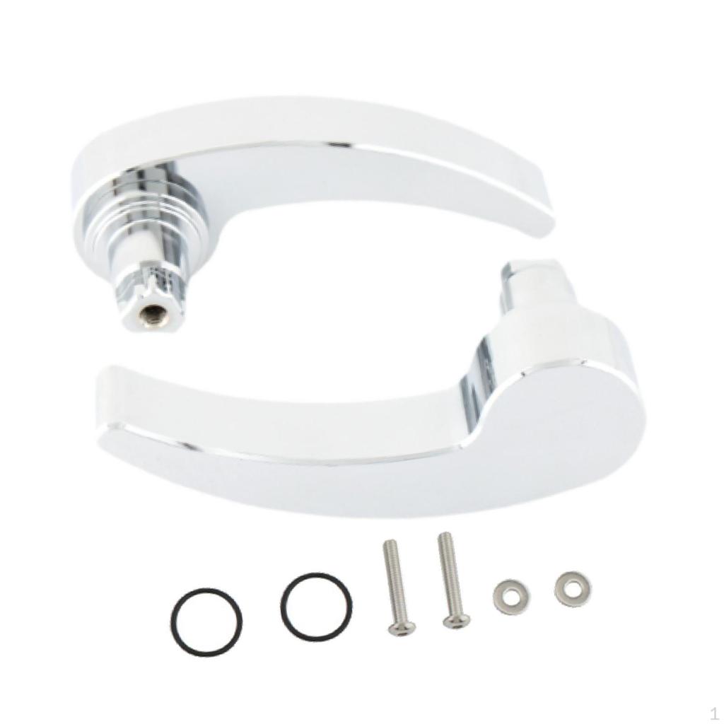 Saddlebag Latch Kit Directly Replace for Touring Street Glide 20142025 Silver