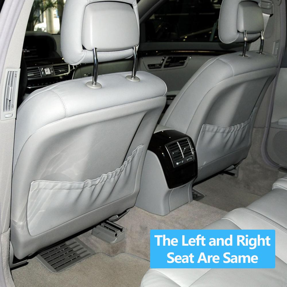 Car Front Left Right Leather Seatback Pocket Storage For Mercedes BENZ S CL Class W221 W216 S300 S350 S400 S500 CL600