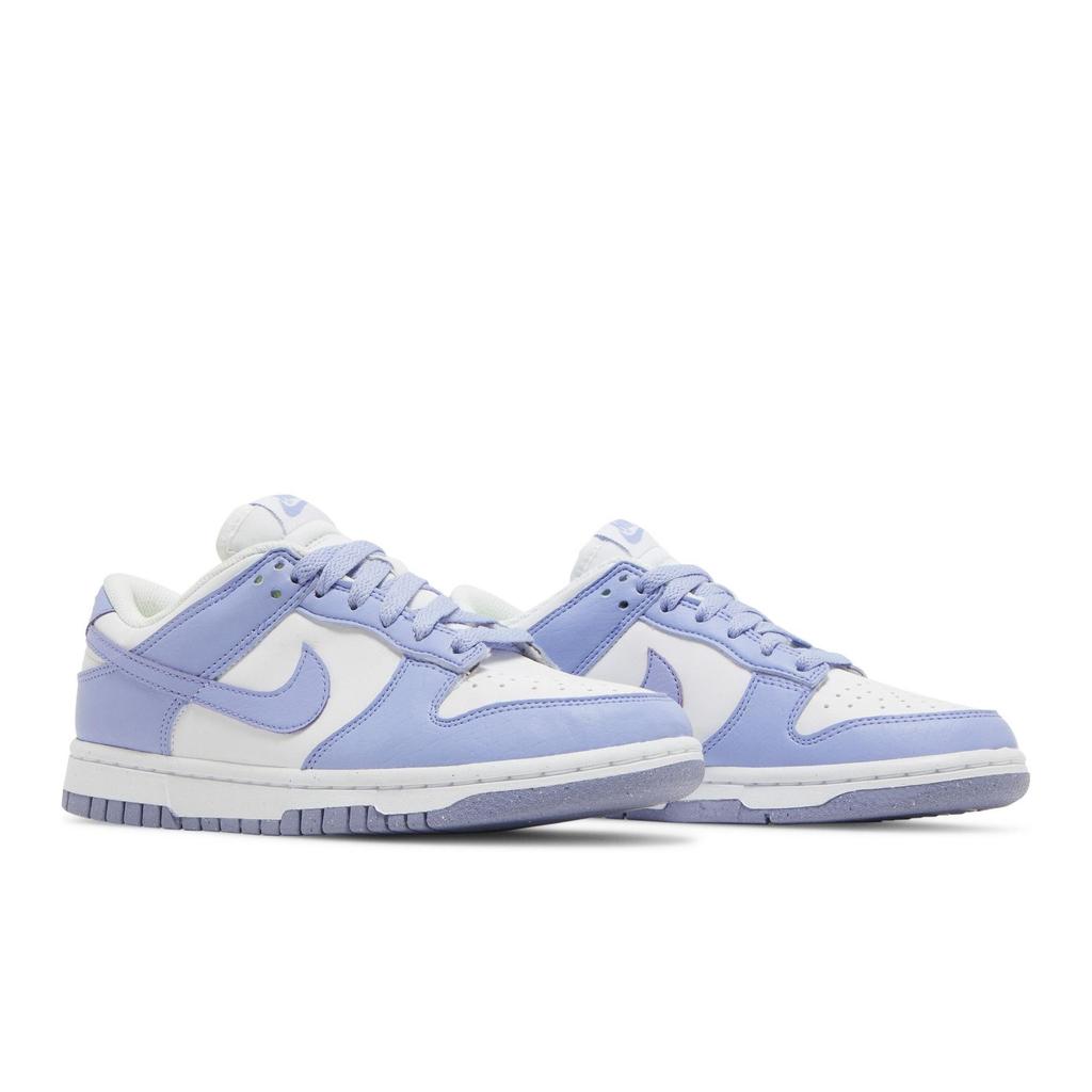 Nike Womens Dunk Low Next Nature 'Lilac' (women's sizes) White / White / Volt / Light Thistle Skateboard Shoes DN1431 103