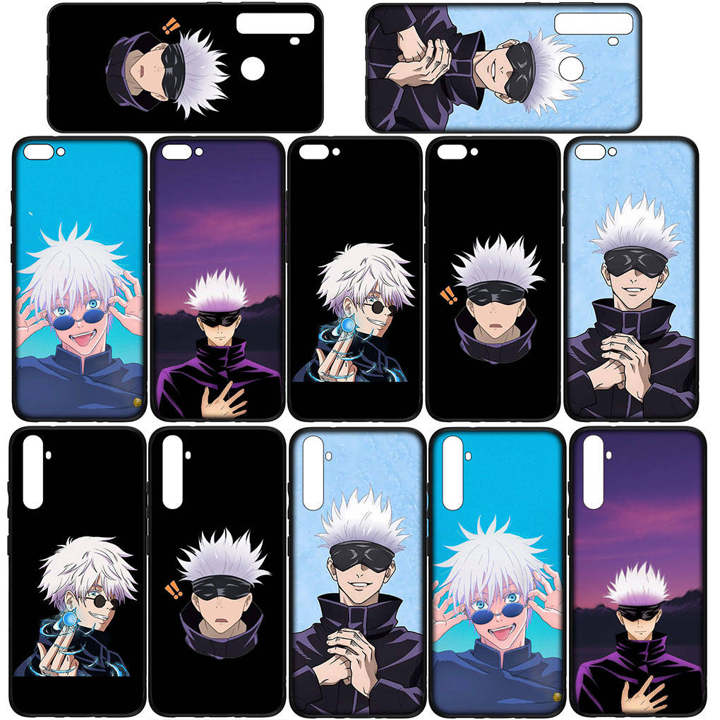 Для iPhone 16 15 Xiaomi Redmi Note 14 13 12 11 Pro Max X 8 16e Samsung Galaxy S25 S24 S23 Moto OPPO Huawei Jujutsu Anime Kaisen Gojo Satoru чехол для телефона