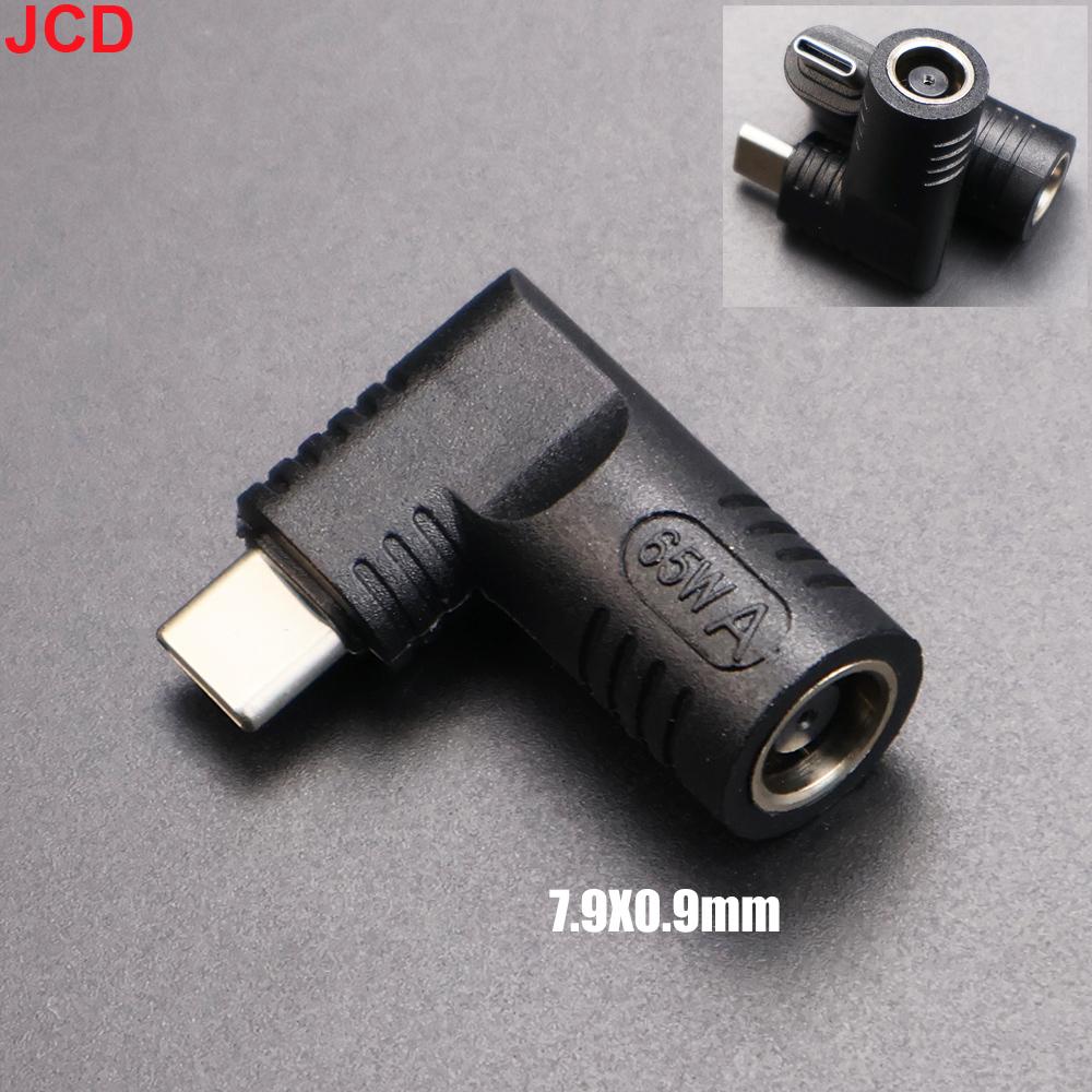 JCD 65W Адаптер питания для ноутбука Разъем-переходник USB Type-C Female на DC Male Jack Для Lenovo HP DELL ASUS