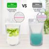 50 Beverage Bags, Juice Bags (with 100 Randomly Mixed Color Straws +1 Folding Funnel), Beverage Bags, Ice Sandbags