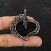 Black Tourmaline Rough Pendant Copper Wire Wrapped Pendant Gemstone Jewelry Handmade Unique Design Pendant Copper Wire Jewelry Gift For Wife