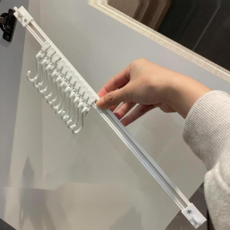 Пластиковые крючки для рядов дорожек, непробивные, настенные, длинные, с 10 крючками