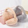 Adjustable Foldable Autumn And Winter Solid Color Women Earmuffs Ear Cover Earflaps