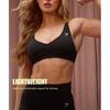 Gymshark Спортивный бюстгальтер без швов Lift Черный Черный меланж B5c9a Bcg7