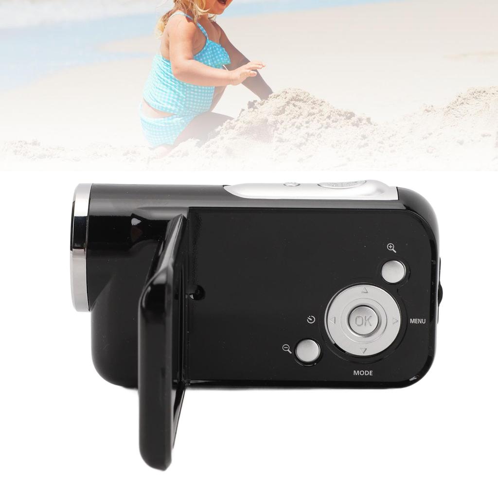 1080P 16MP Video Recording Camera with 16X Zoom and Anti-Shake, 2-Inch Rotating LCD Screen, for Recording Growth, Travel, and Weddings
