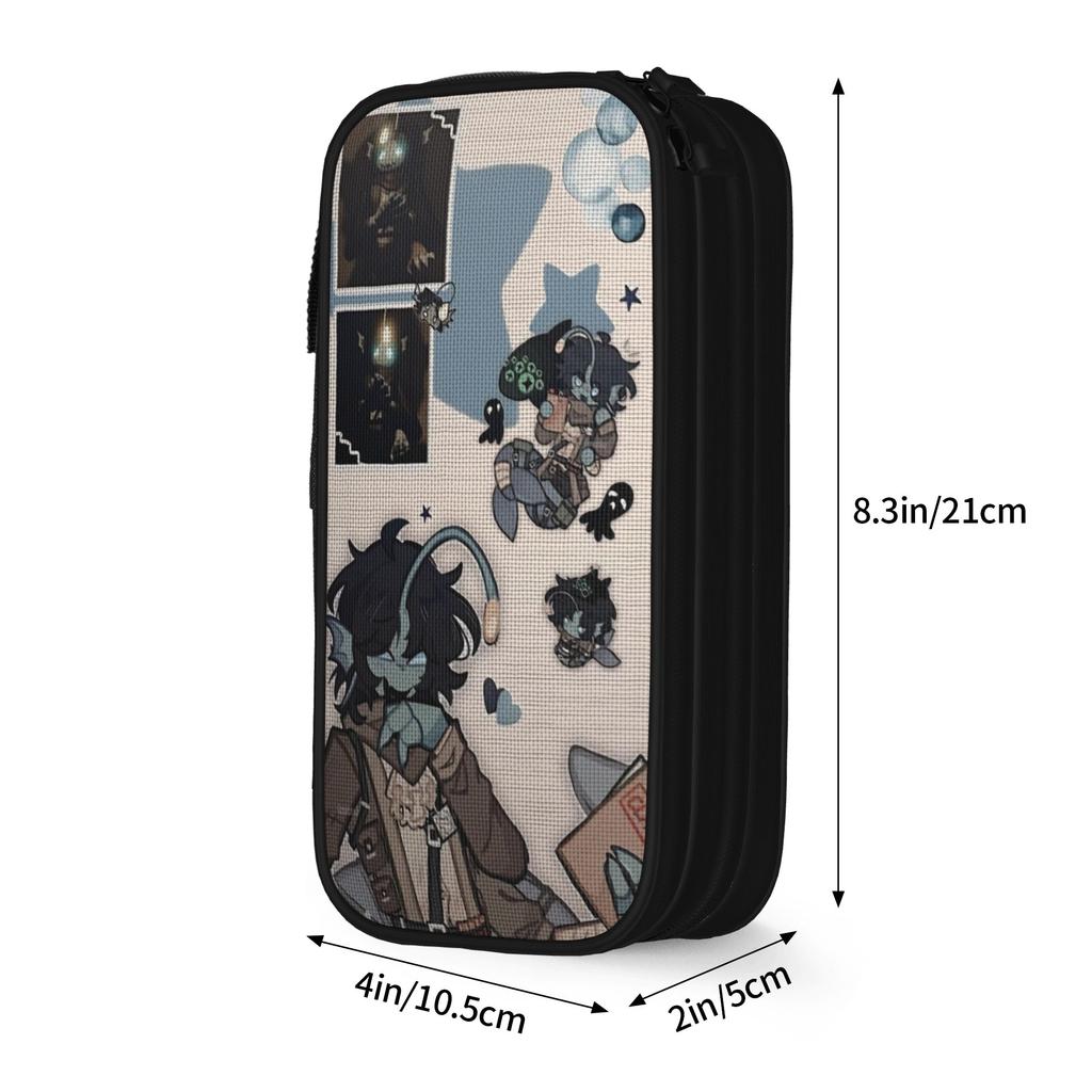 Sebastian Solace Пеналы Веселые Сумка-подставка для ручек Студенческая Большая Вместимость Офисная На Молнии Пенал