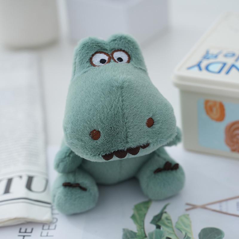 Adorable Plush Dinosaur Keychain Cute Cartoon Monster Soft Toy Key Holder Gift